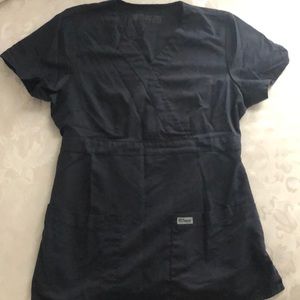 Grey scrub top